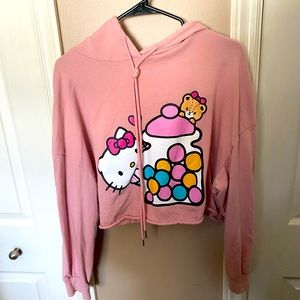 Shein X Hello Kitty crop top hoodie Size 1X